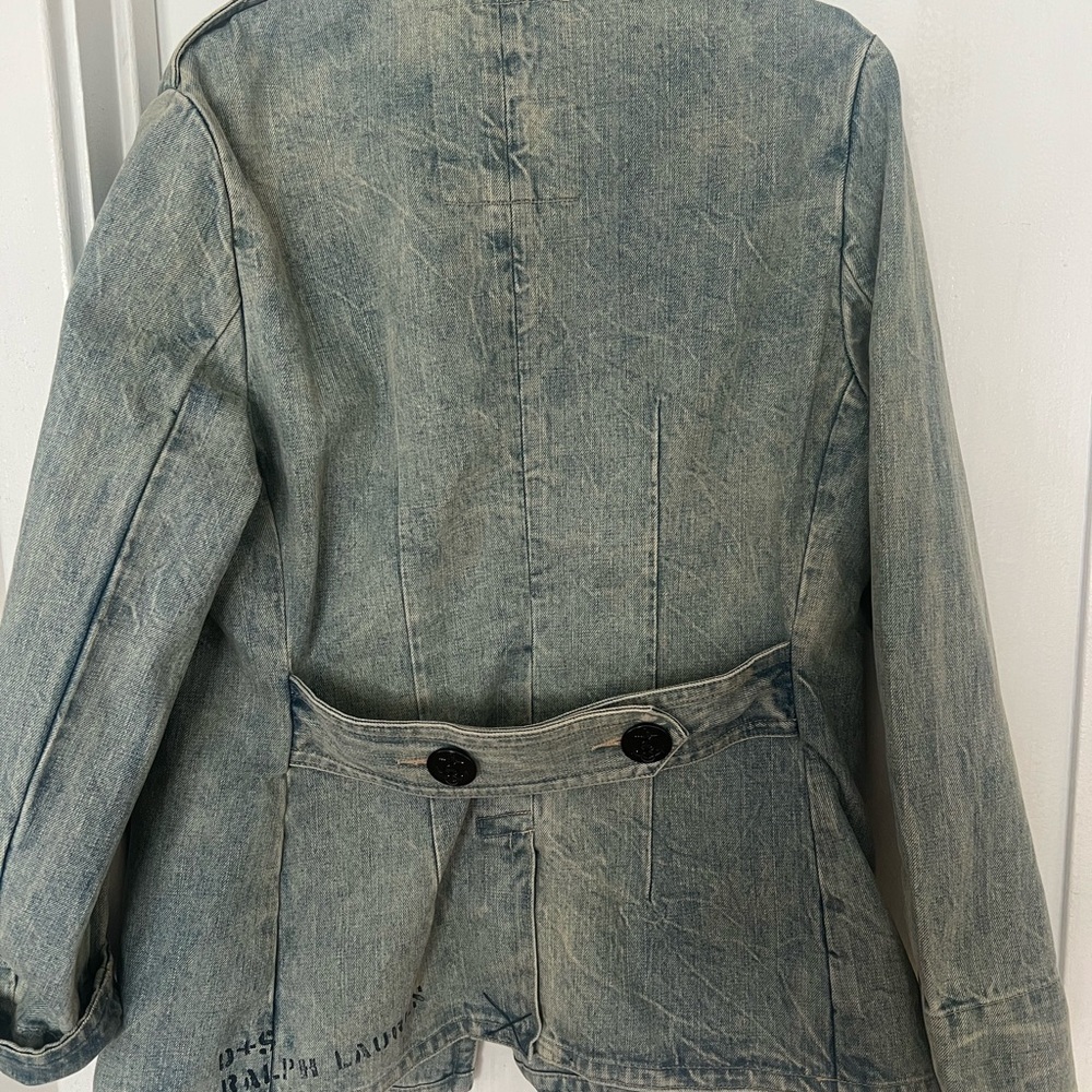 Denim & Supply Ralph Lauren classic denim peacoat. Size SMALL Unisex. - Picture 2 of 6